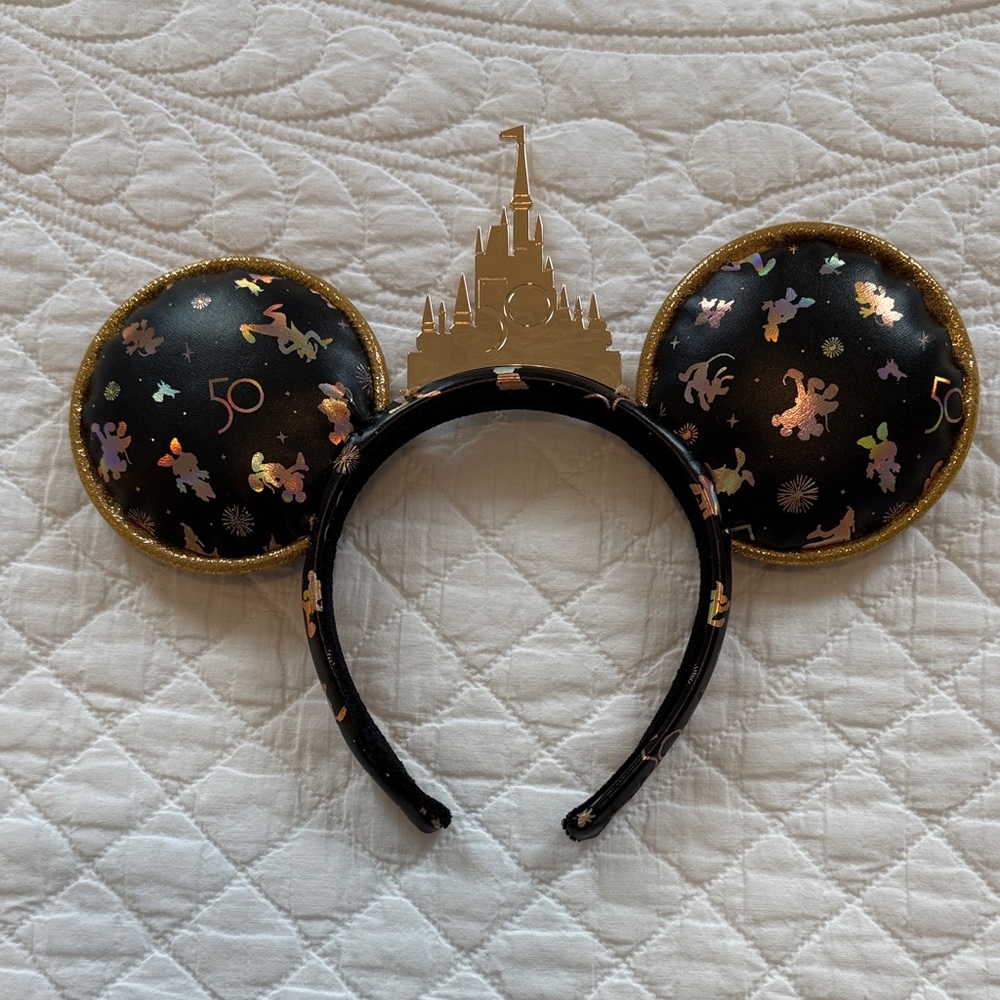 Disney Black and Gold Castle Headband
